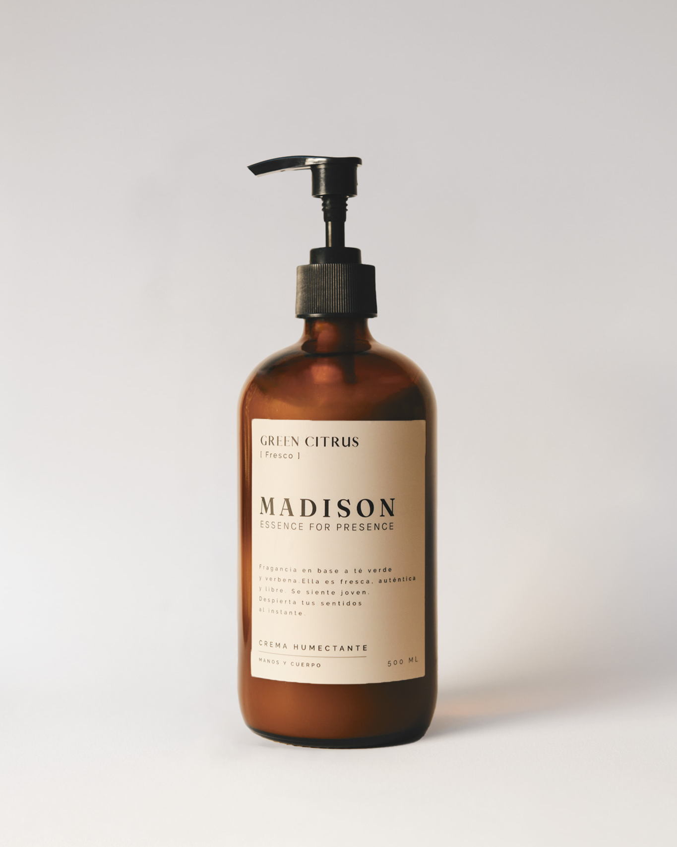 Crema Humectante 500 ml <br> Green Citrus Ámbar