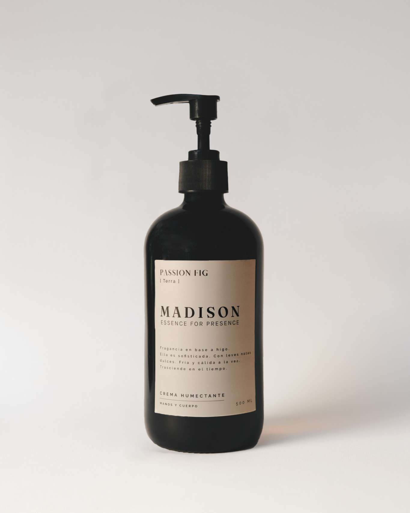 Crema Humectante 500 ml <br> Passion Fig Negro