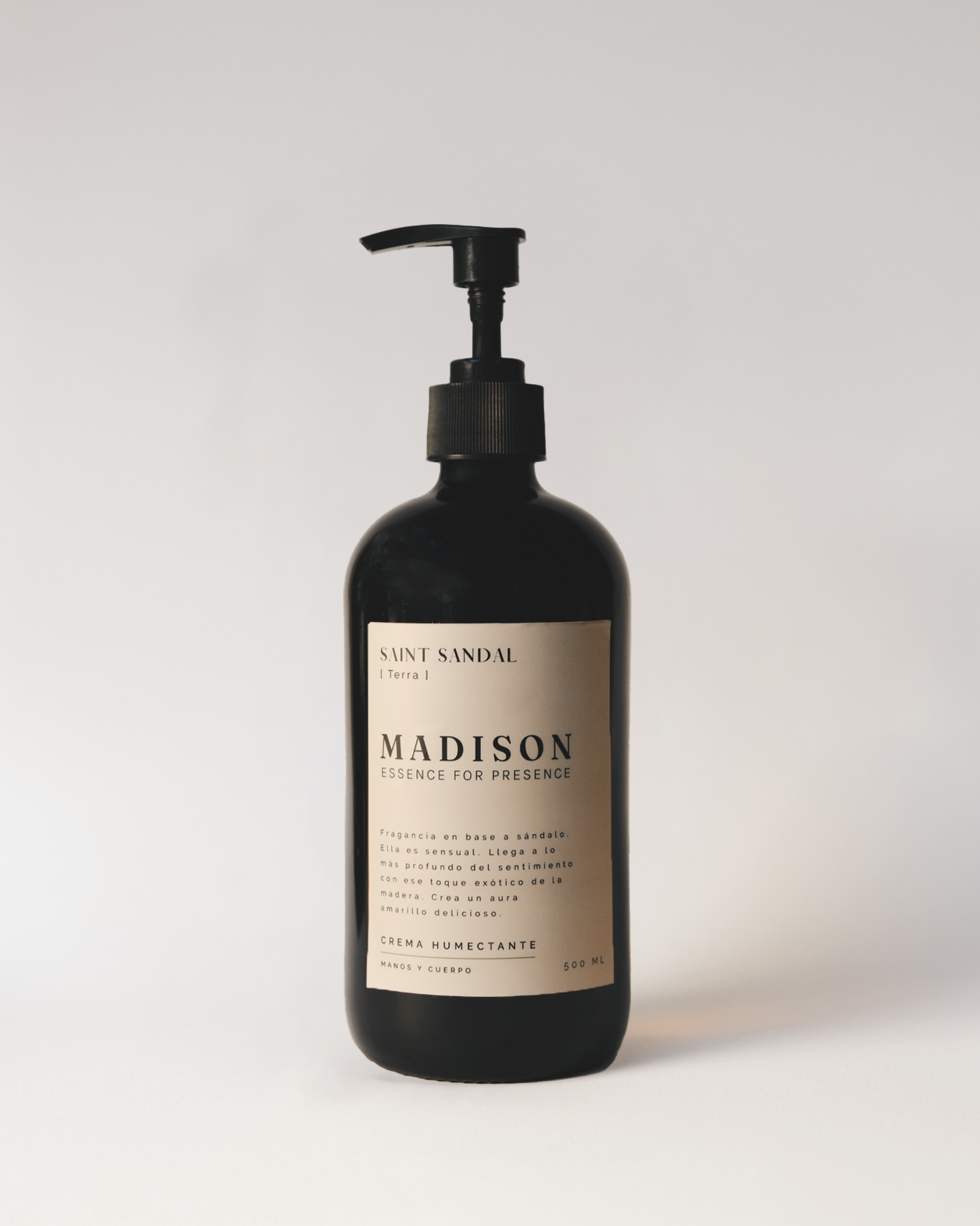 Crema Humectante 500 ml <br> Saint Sandal Negro