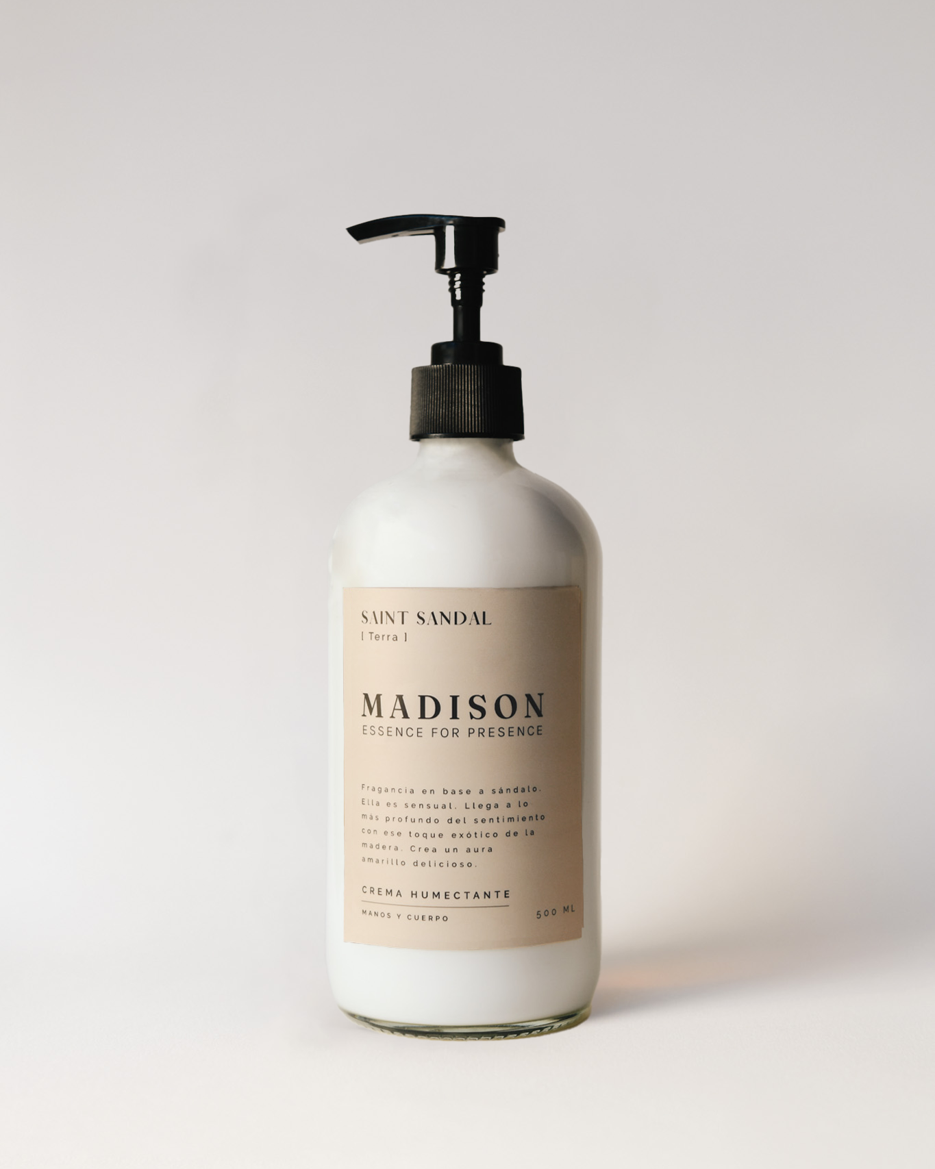 Crema Humectante 500 ml <br> Saint Sandal Transparente