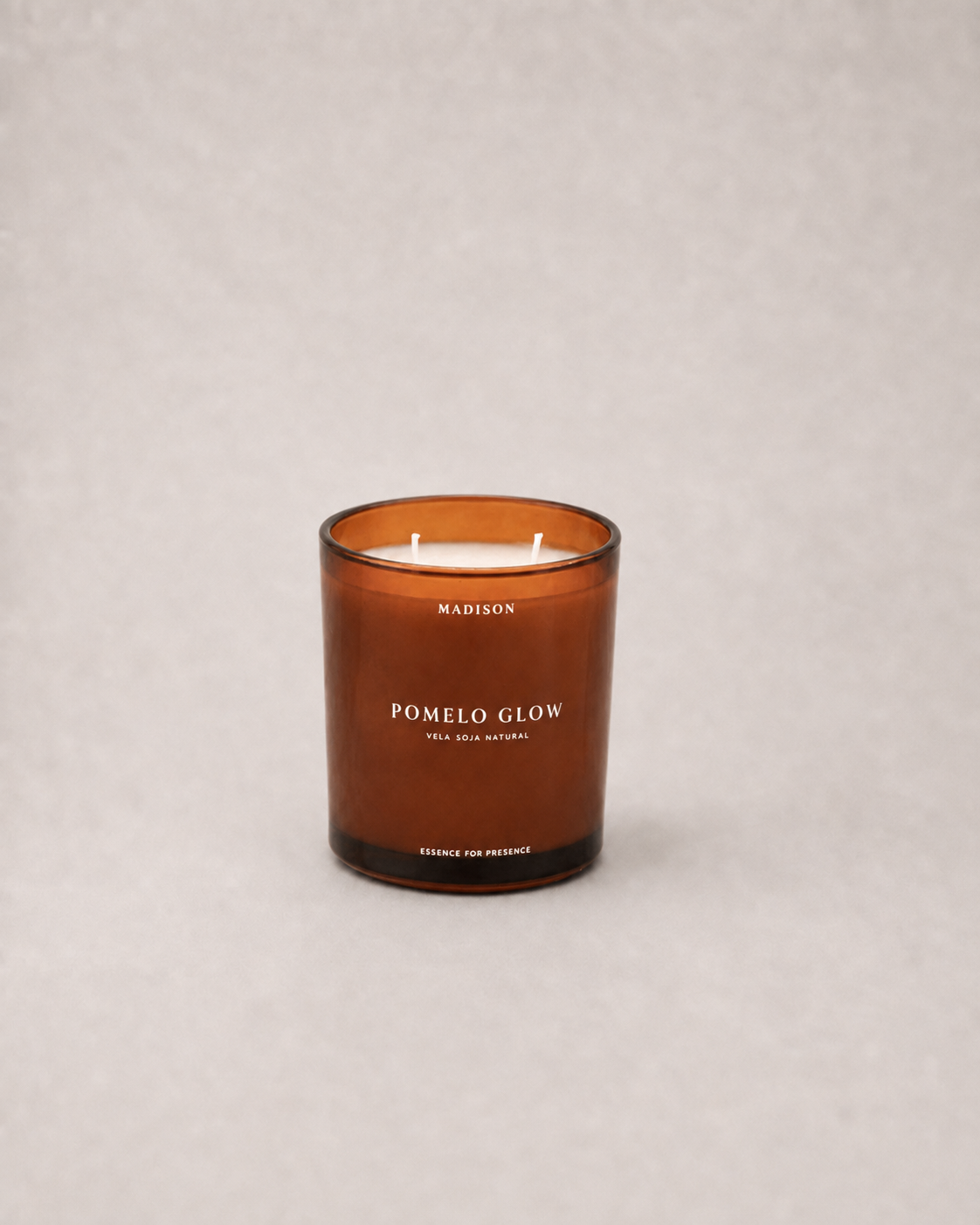Vela Soja Natural 320 g <br> Pomelo Glow Ámbar