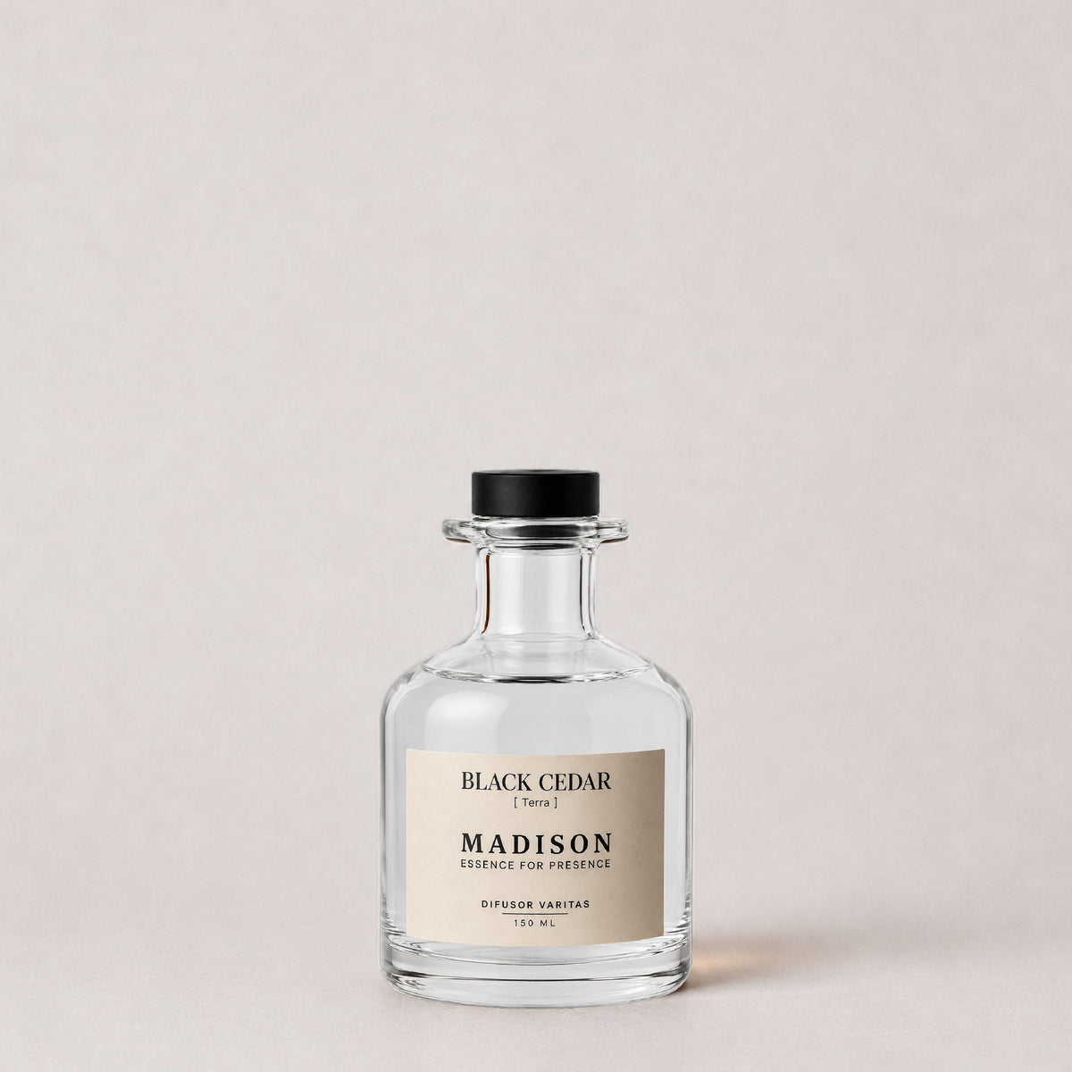 Difusor Varitas 150 ml <br> Black Cedar Transparente