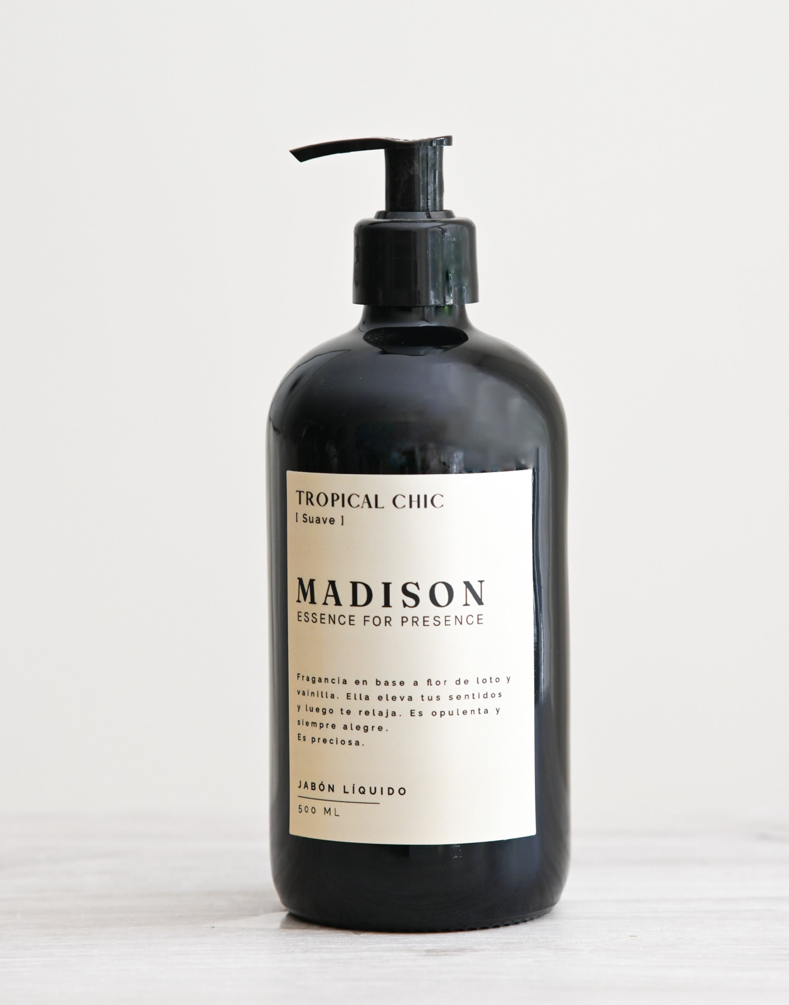 Jabón Líquido 500 ml <br> Tropical Chic Negro