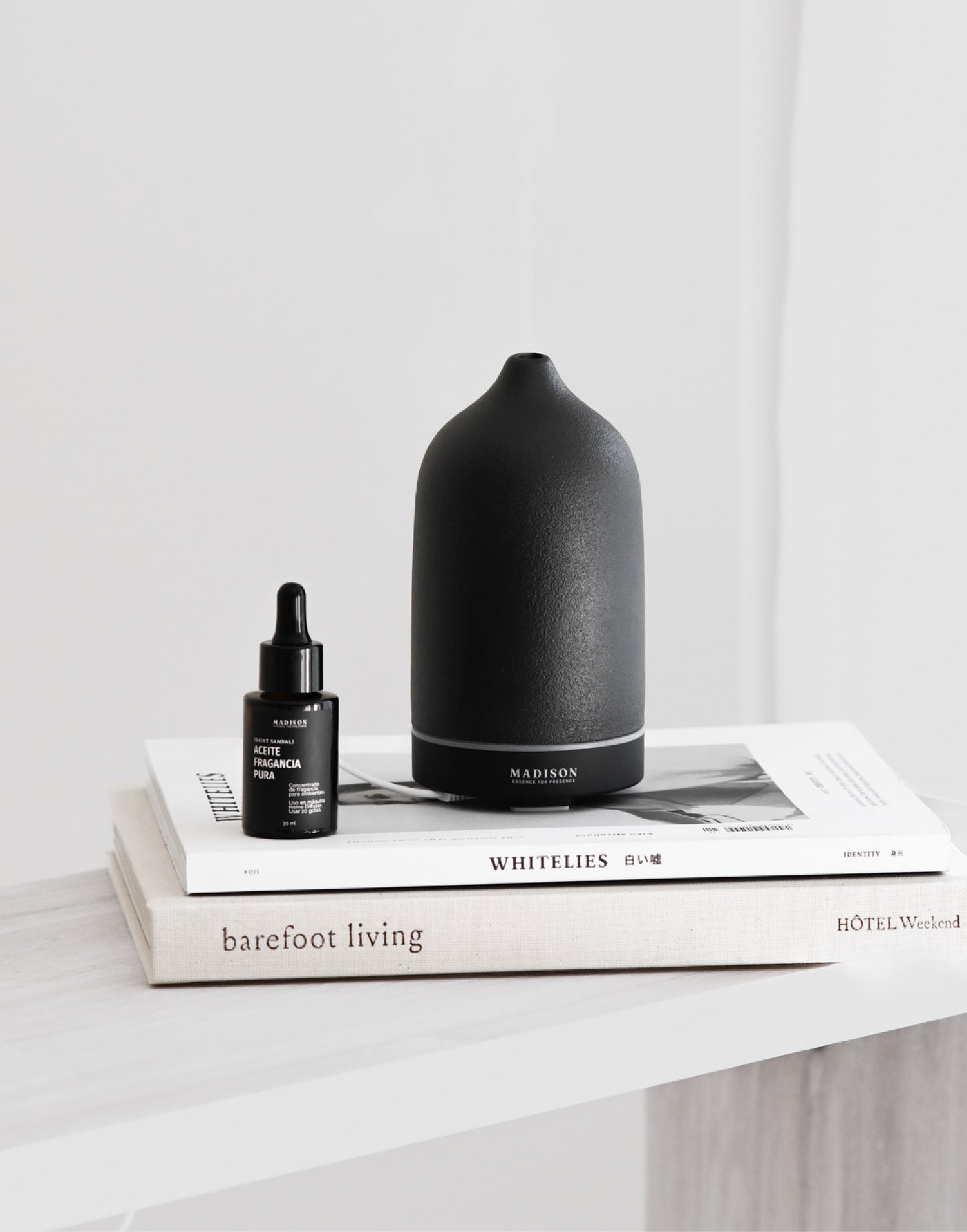 Pack Home Diffuser + Aceite Fragancia 30 ml <br> Green Citrus Negro