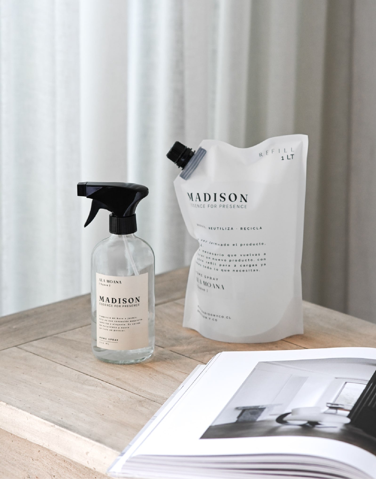 Pack Home Spray 500 ml + Refill 1 lt <br> Saint Sandal Ámbar