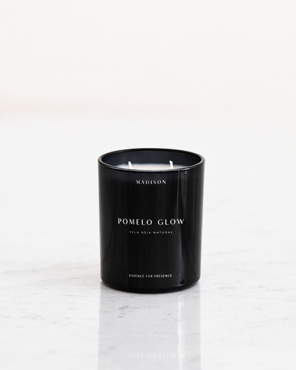 Vela Soja Natural 320 g <br> Pomelo Glow Negro