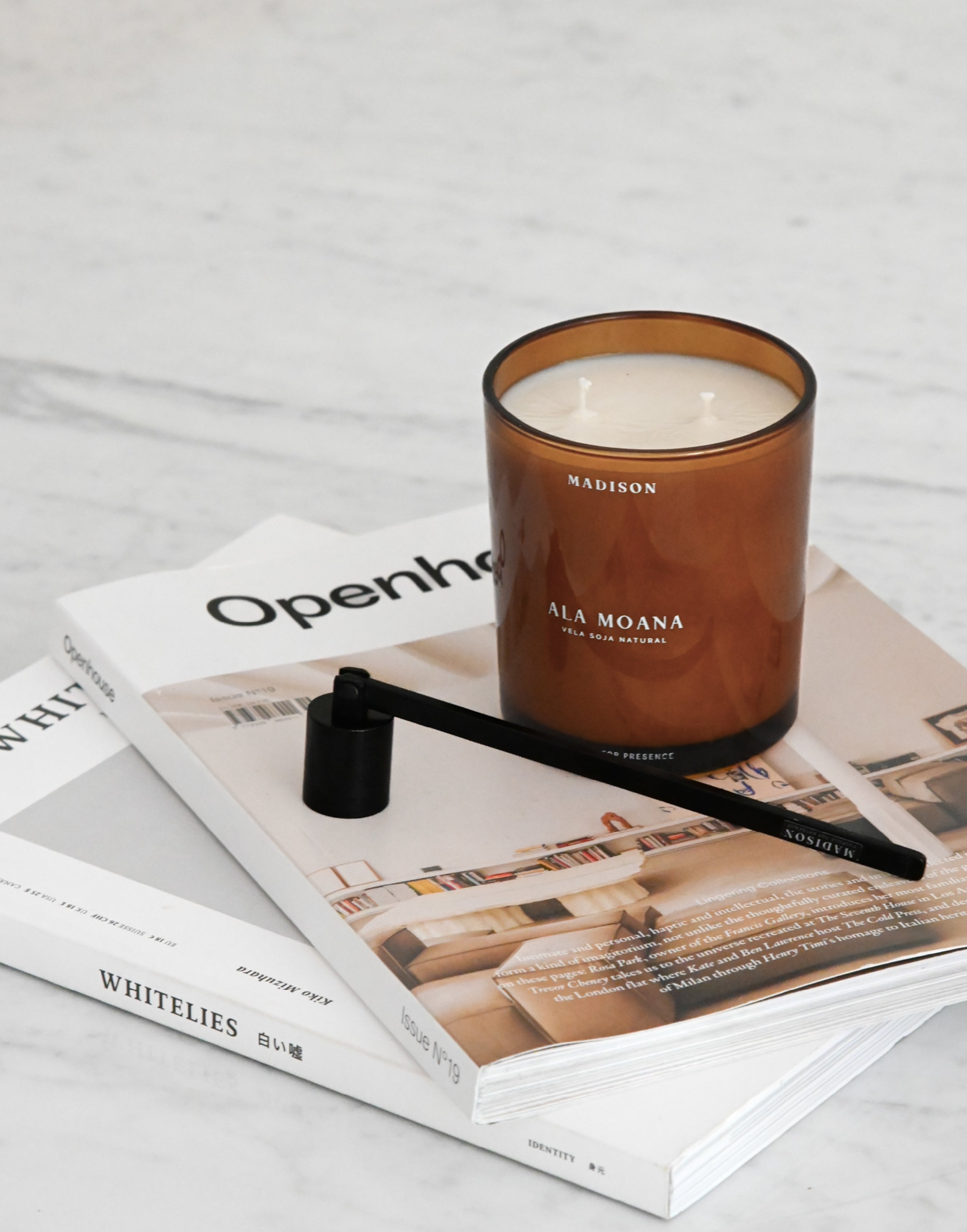 Vela Soja Natural 320 g <br> Passion Fig Ámbar