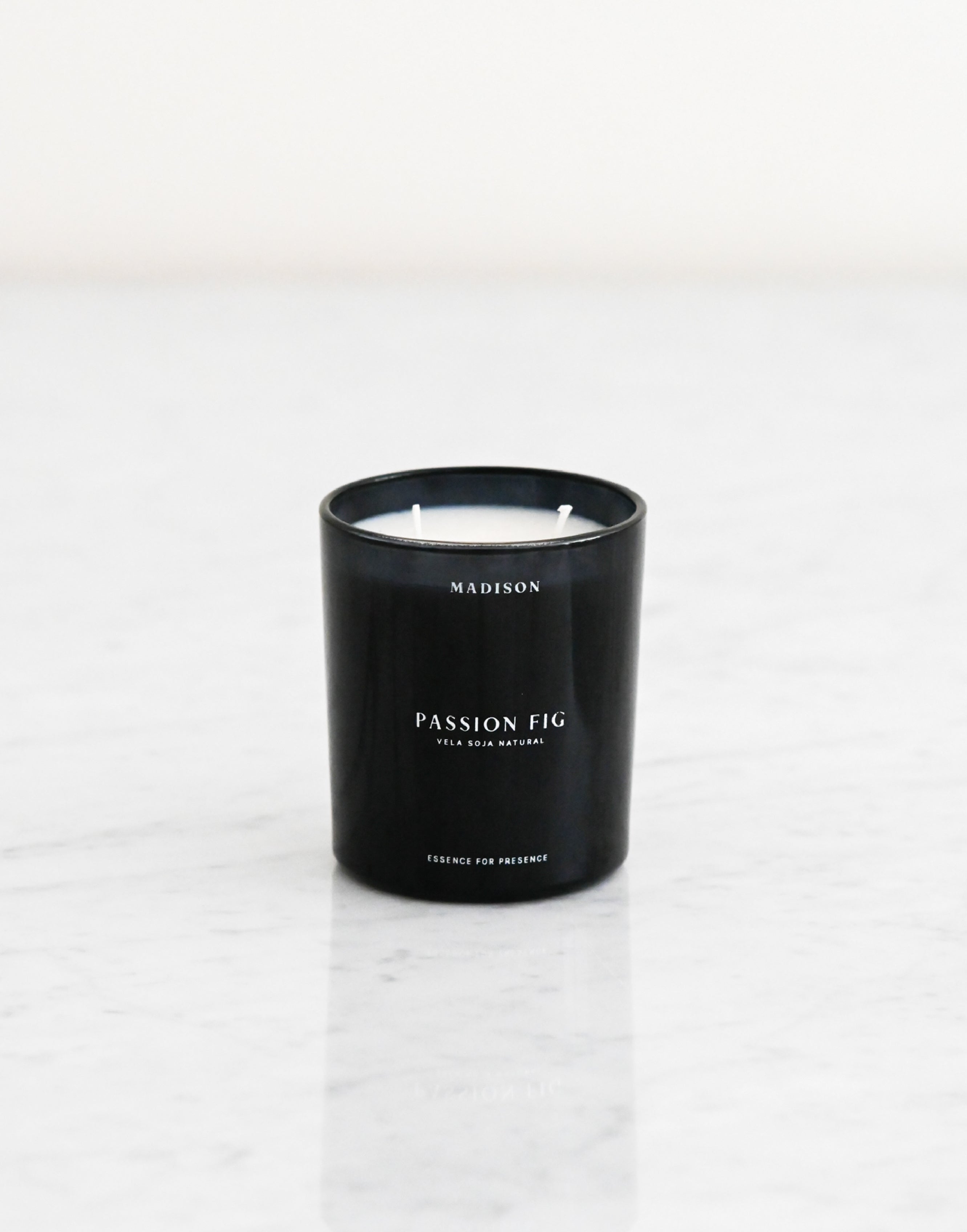 Vela Soja Natural 320 g <br> Bergamot Citrus Negro