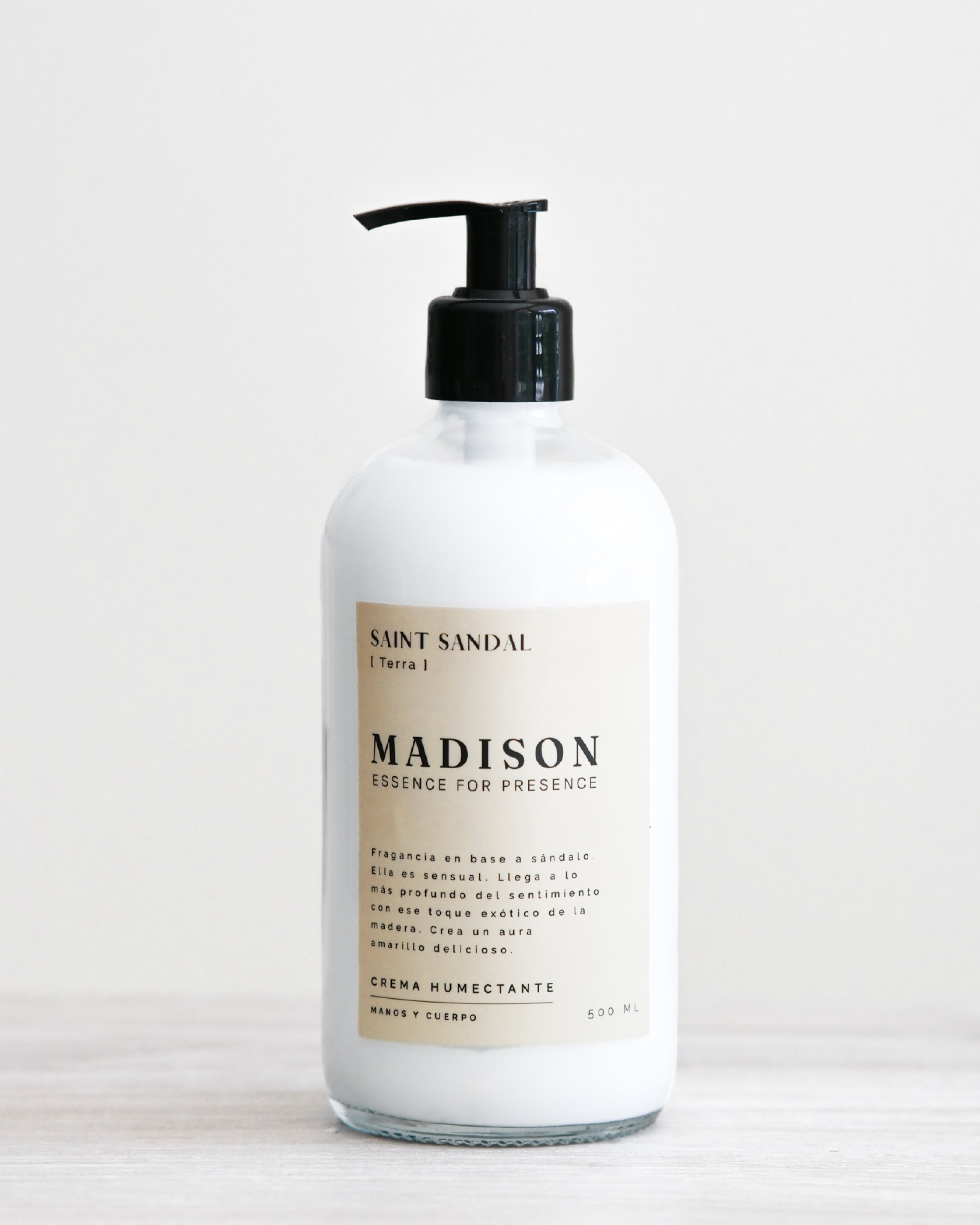 Crema Humectante 500 ml <br> Saint Sandal Transparente