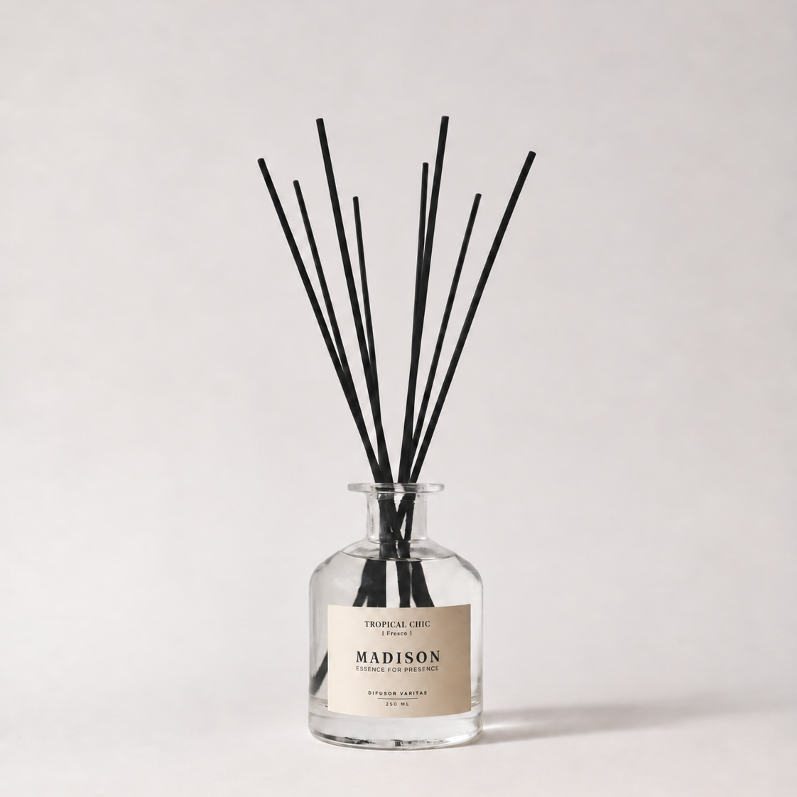 Difusor Varitas 250 ml <br> Tropical Chic Transparente