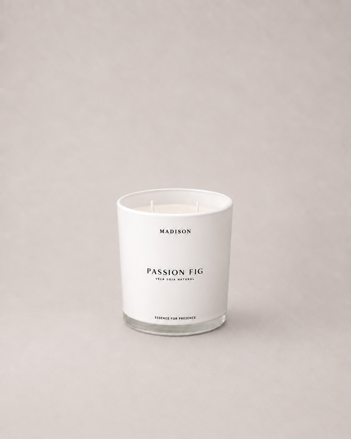 Vela Soja Natural 320 g <br> Passion Fig Blanco