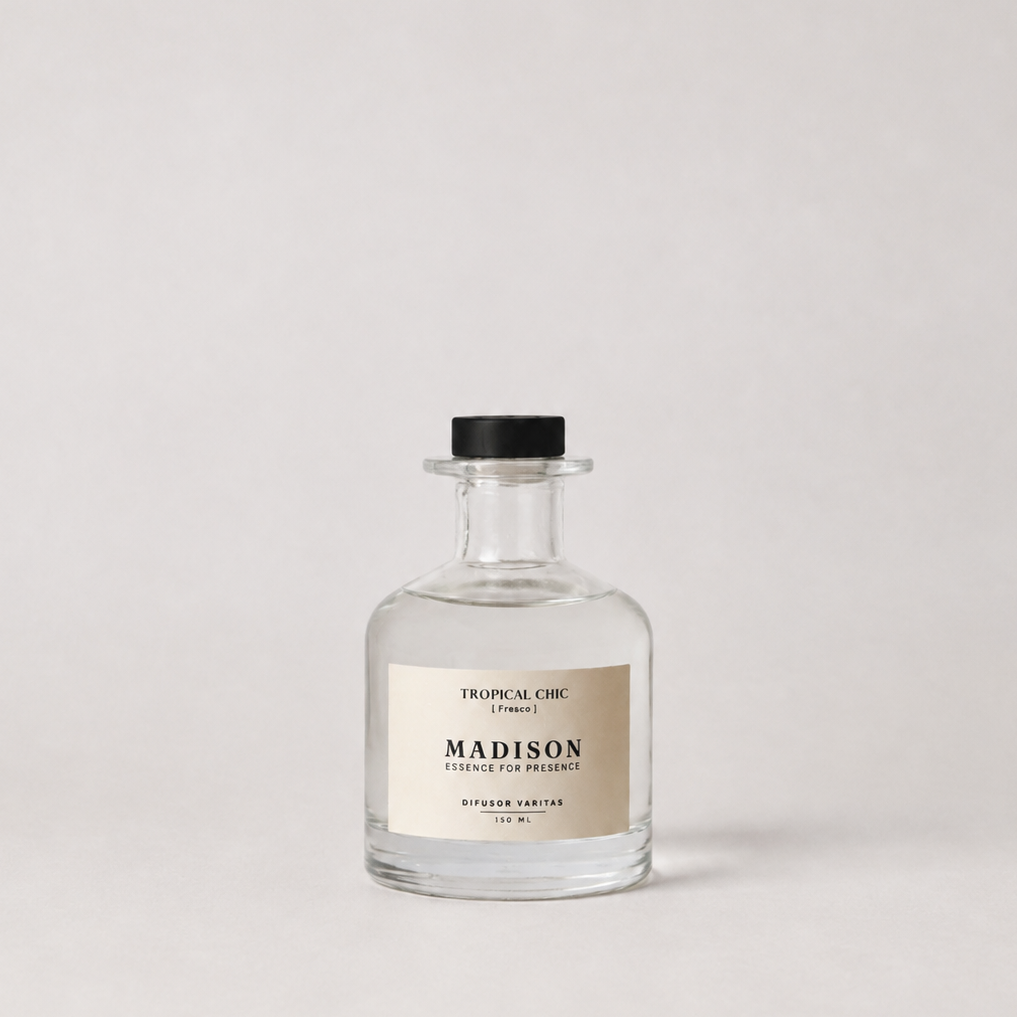 Difusor Varitas 150 ml <br> Tropical Chic Transparente