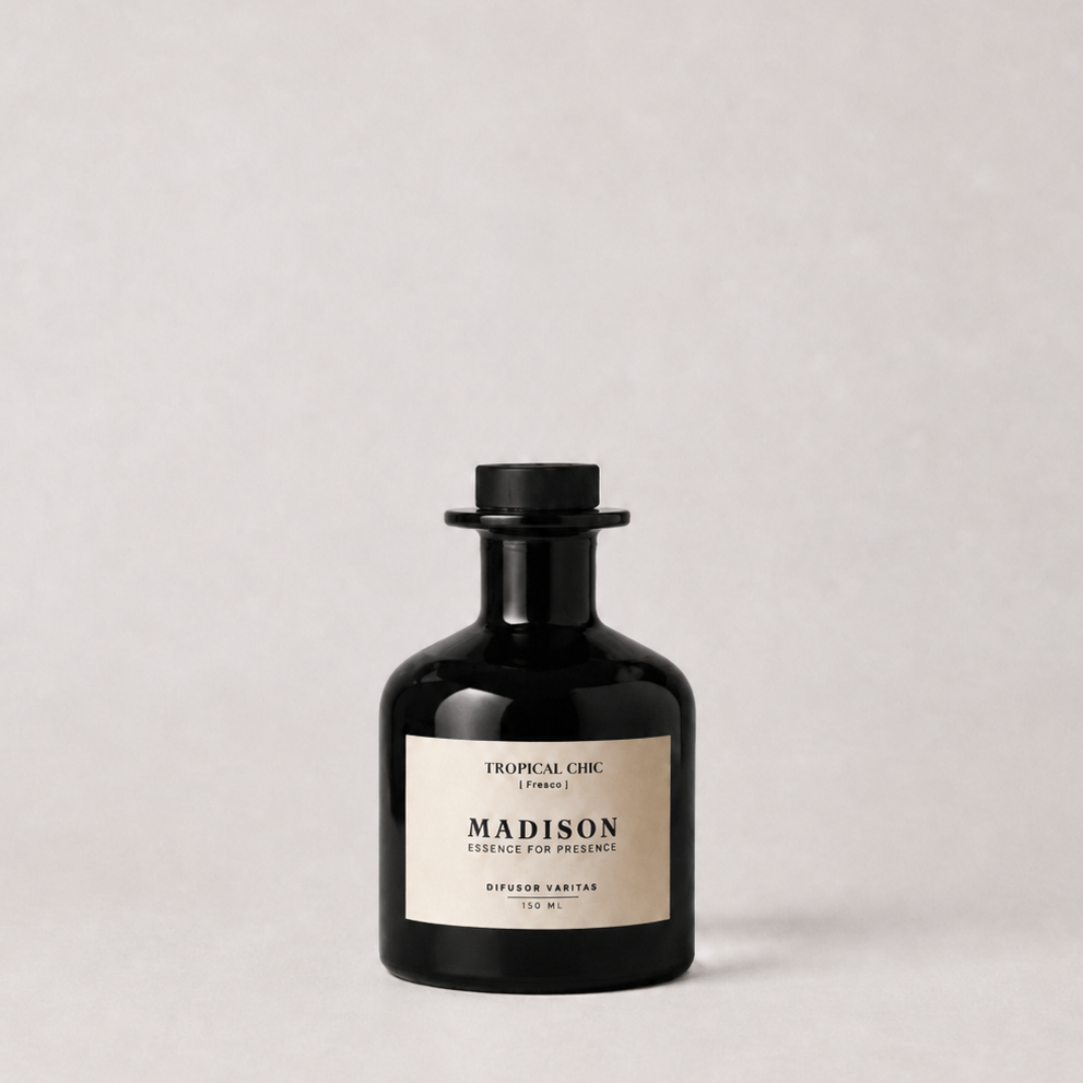 Difusor Varitas 150 ml <br> Tropical Chic Negro