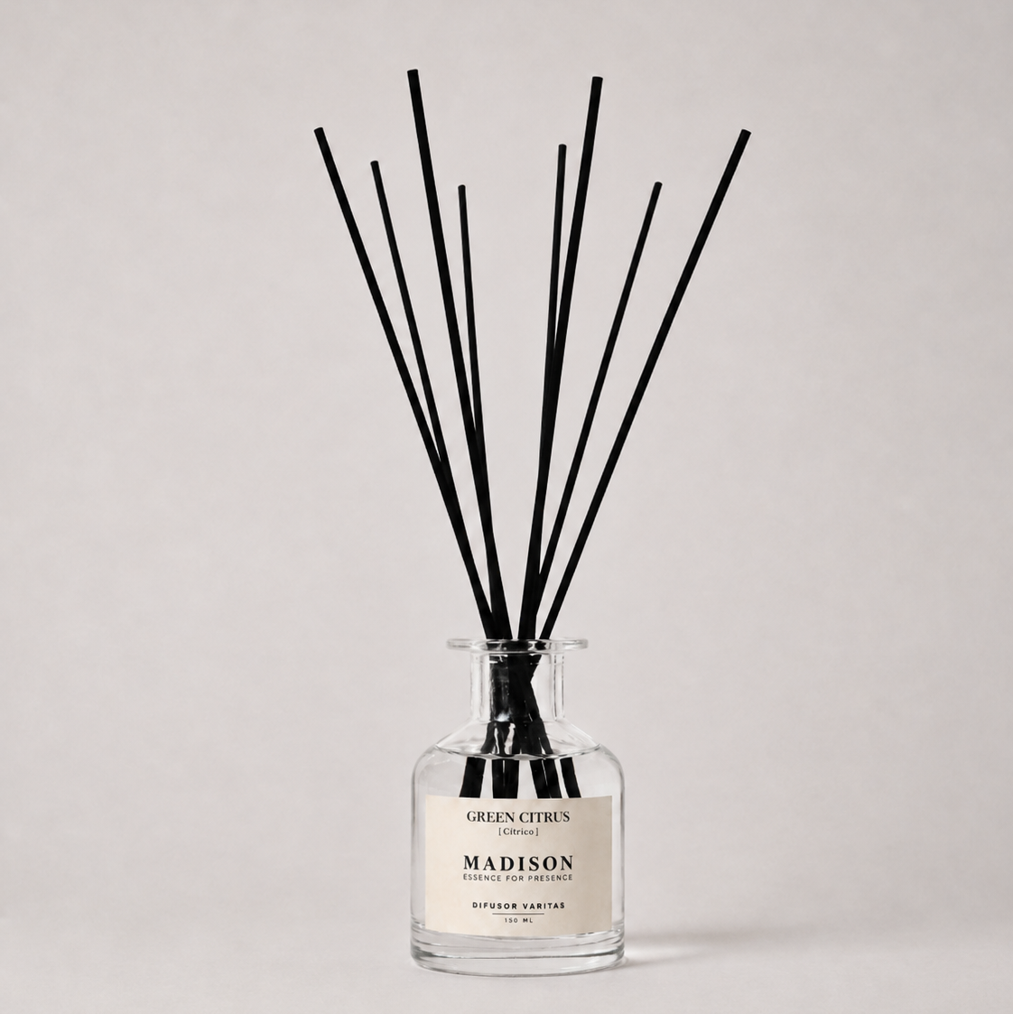 Difusor Varitas 150 ml <br> Green Citrus Transparente