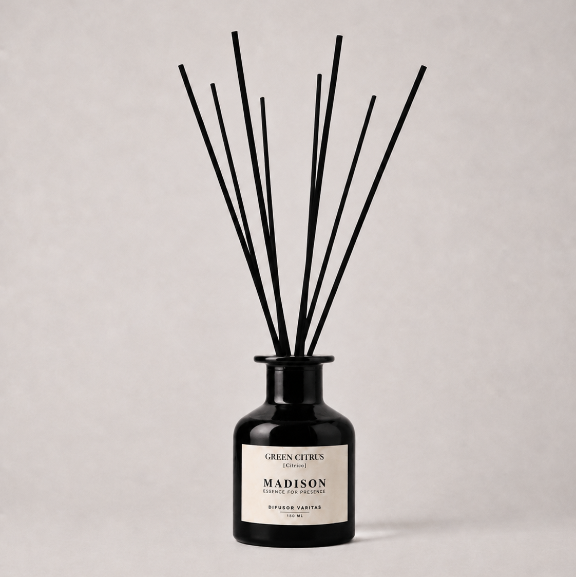 Difusor Varitas 150 ml <br> Green Citrus Negro