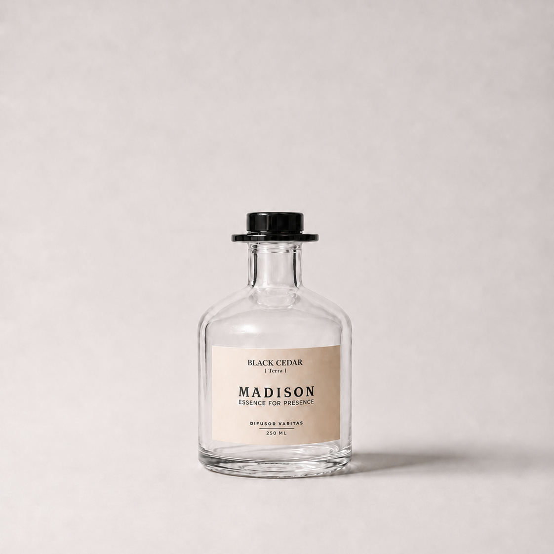 Difusor Varitas 250 ml <br> Black Cedar Transparente