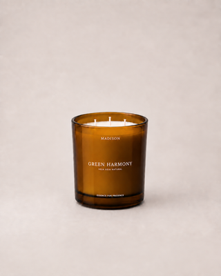 Vela Soja Natural 370 g <br> Green Harmony Ámbar