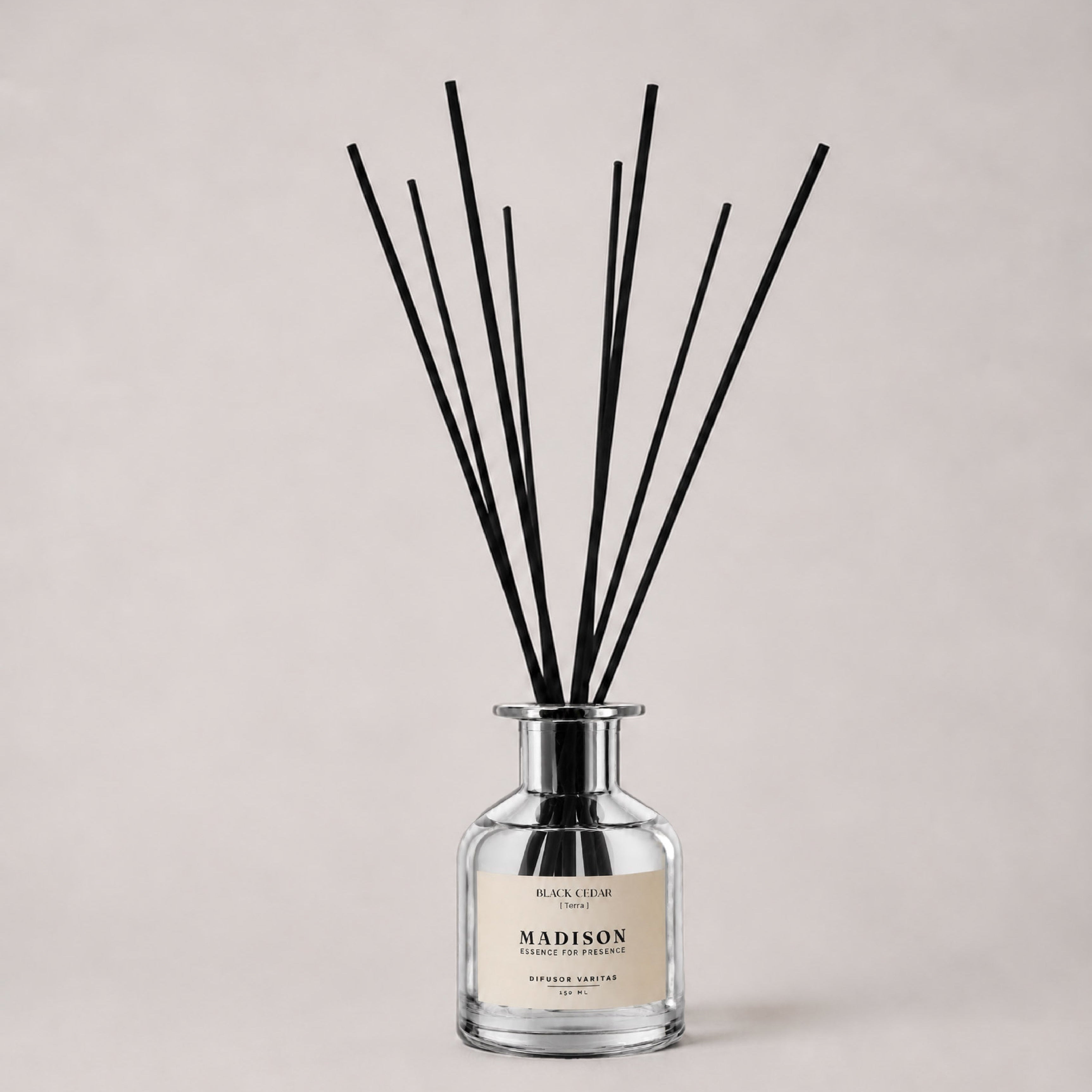 Difusor Varitas 150 ml <br> Black Cedar Transparente