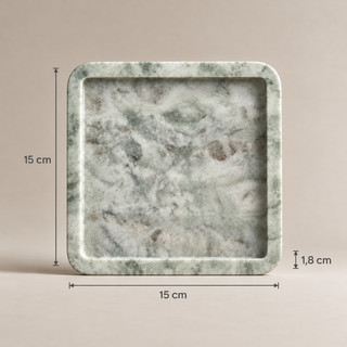 Tabla de Mármol Esmeralda Cuadrada