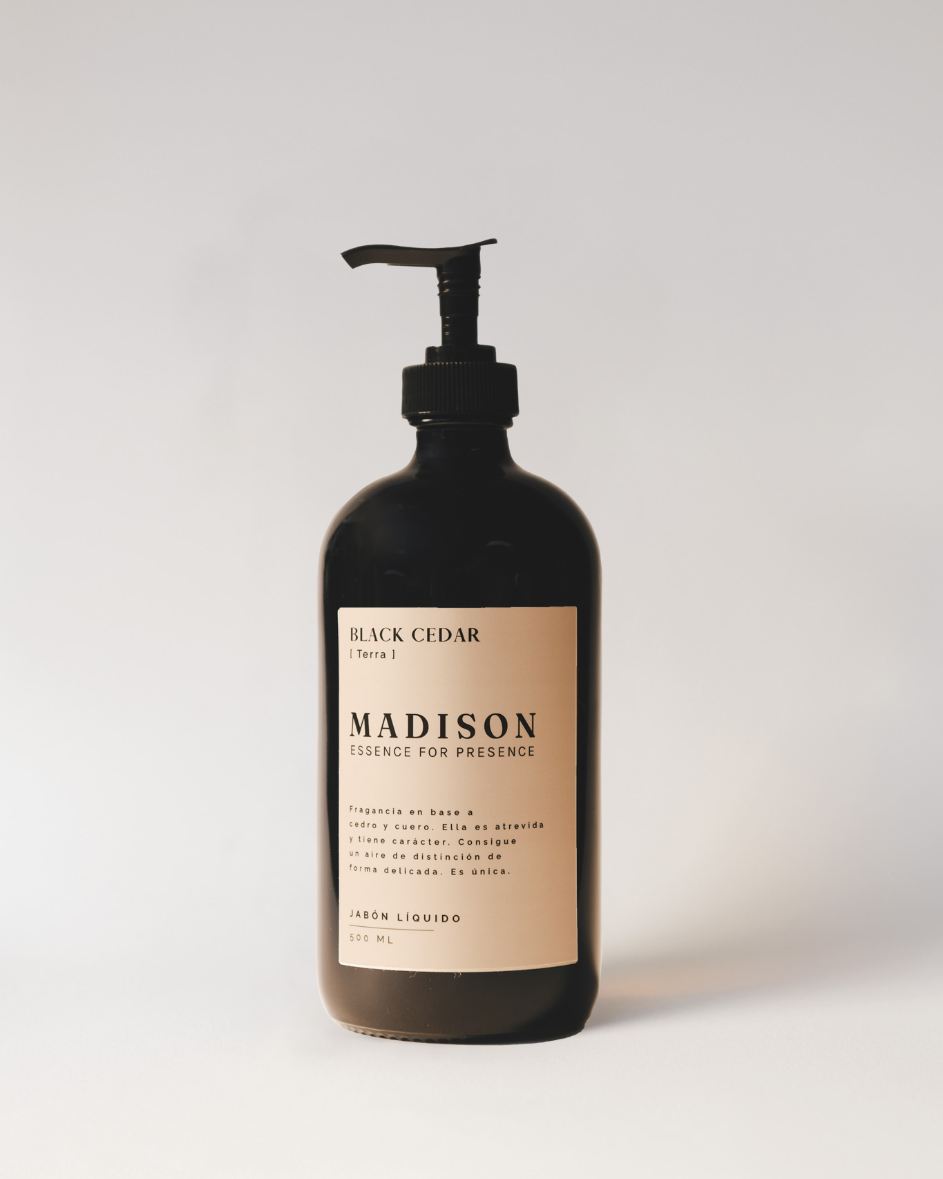 Jabón Líquido 500 ml <br> Black Cedar Negro