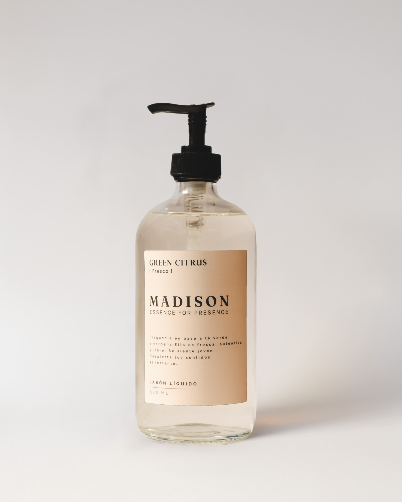 Jabón Líquido 500 ml <br> Green Citrus Transparente