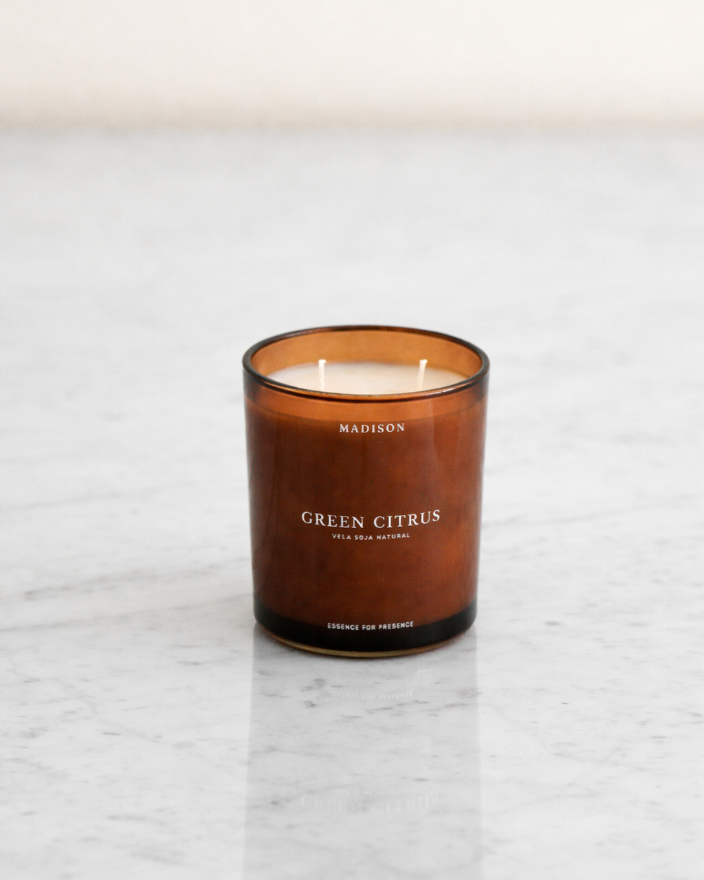 Vela Soja Natural 320 g <br> Green Citrus Ámbar