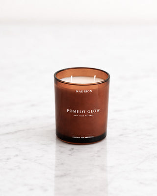 Vela Soja Natural 320 g <br> Pomelo Glow Ámbar
