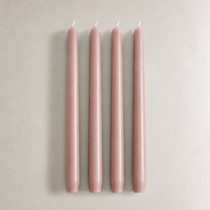 Set 4 Velas Rosadas para Candelabro
