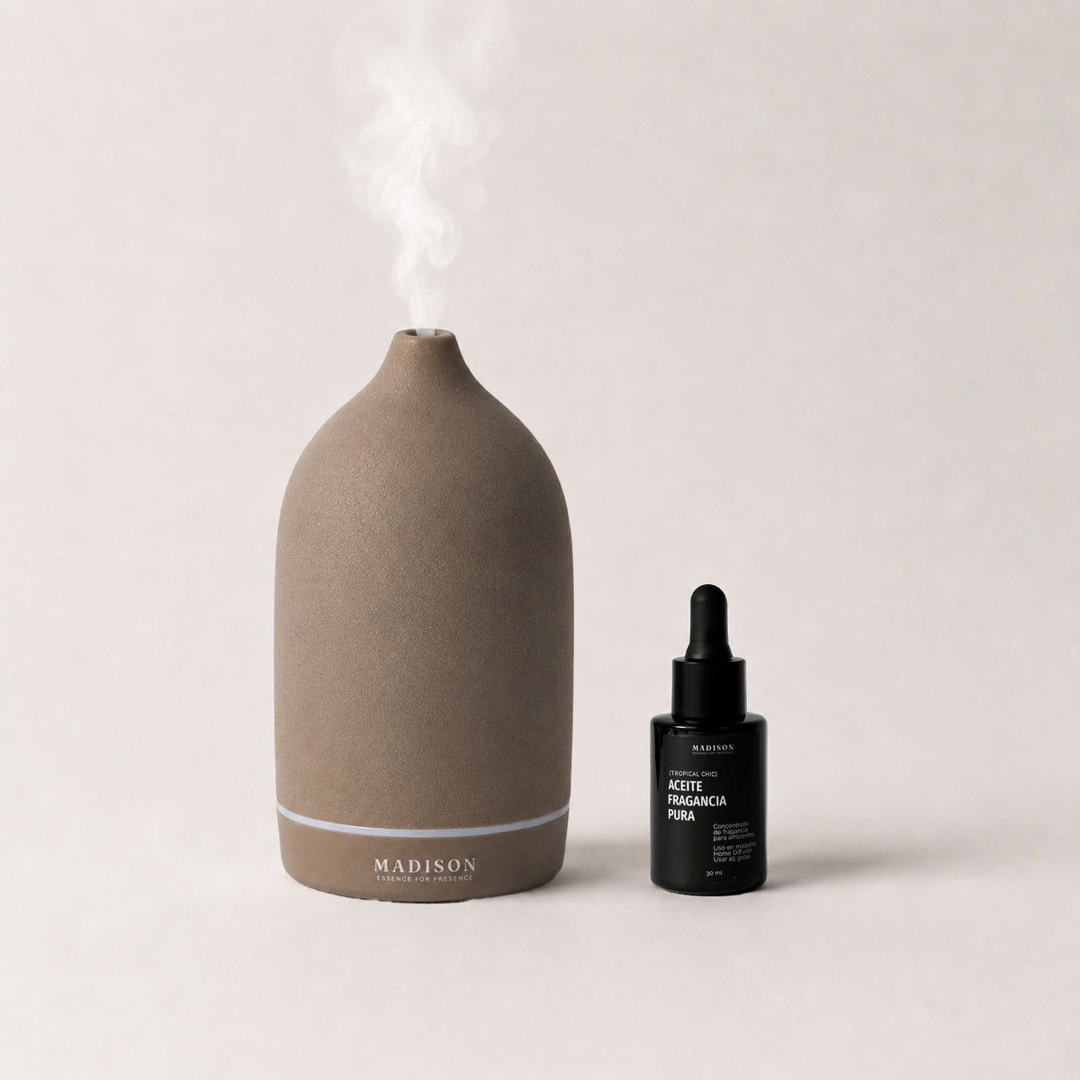 Pack Home Diffuser Café + <br> Aceite Fragancia 30 ml Tropical Chic