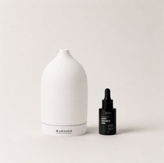 Pack Home Diffuser Blanco + <br> Aceite Fragancia 30 ml Summer Days