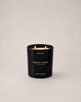 Vela Soja Natural 320 g Green Citrus Negro