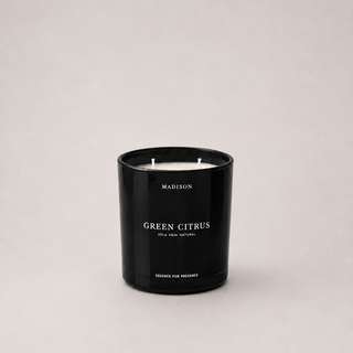 Vela Soja Natural 320 g Green Citrus Negro