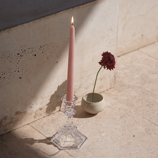 Set 4 Velas Rosadas para Candelabro