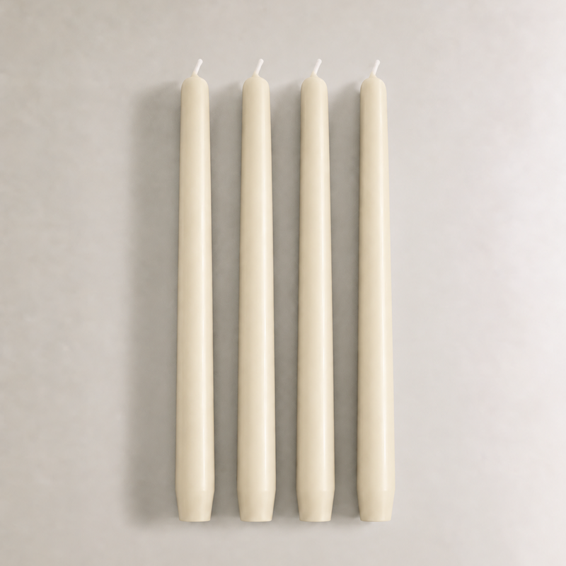 Set 4 Velas blancas para Candelabro