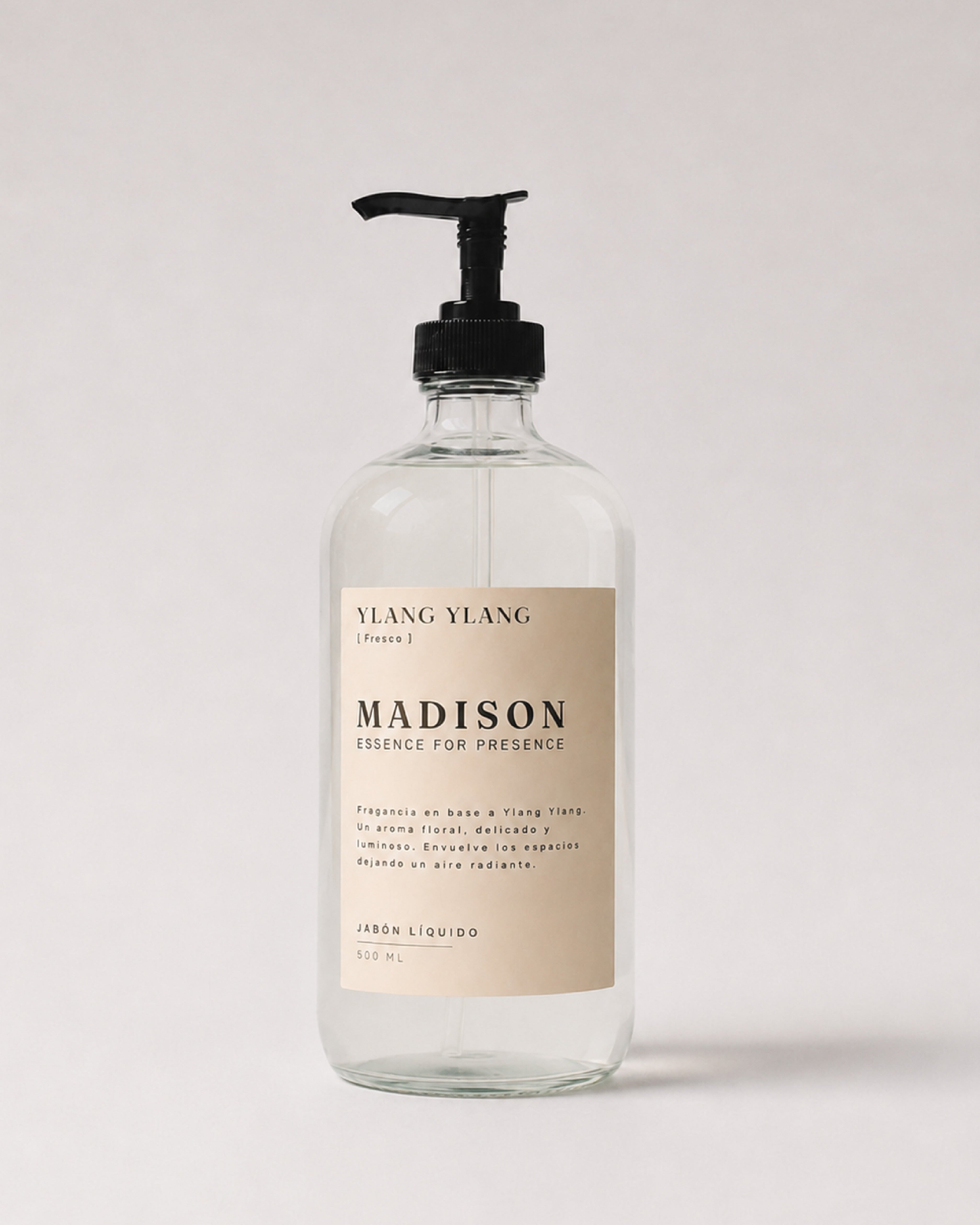 Jabón Líquido 500 ml <br> Ylang Ylang Transparente